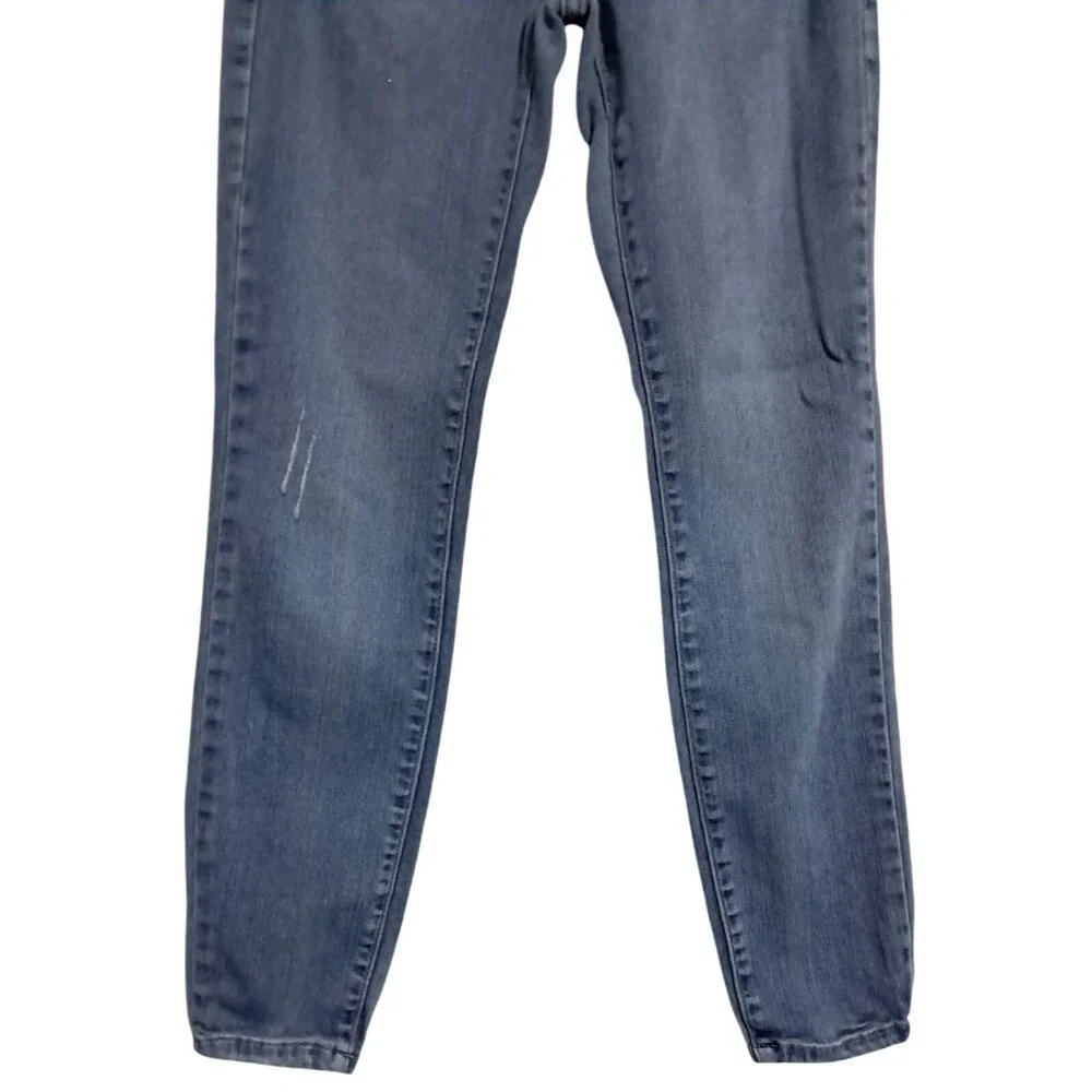 Just USA‎ Womens Skinny Fit Mid-Rise Blue Denim Jeans Sz 25 USA Grunge